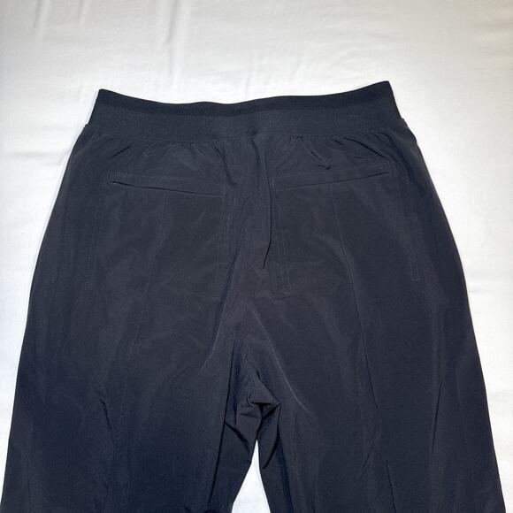 Athleta High Rise Front Seam Straight Pants Womens 6 Black Pockets Pull On EUC - Picture 13 of 14